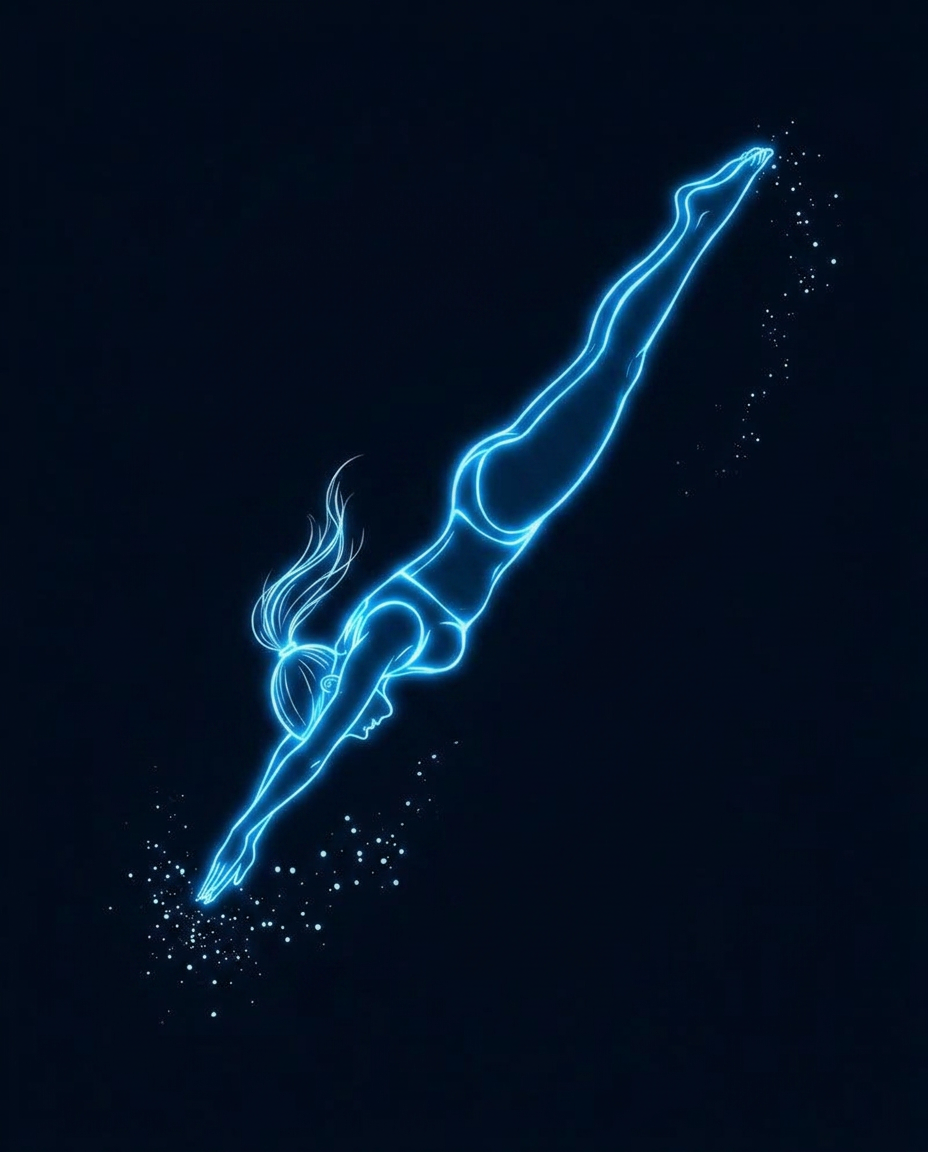 Swimming illustration